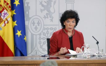 Isabel Celaá, ministra de Educación y Formación Profesional y portavoz del Gobierno.