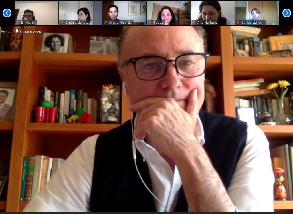 El psicólogo José Antonio Luengo advierte: “Vamos a volver a una escuela absolutamente mermada en cuestión emocional» José Antonio Luengo, durante el Encuentro con Orientadores del 29 de abril organizado por CECE-Madrid.
