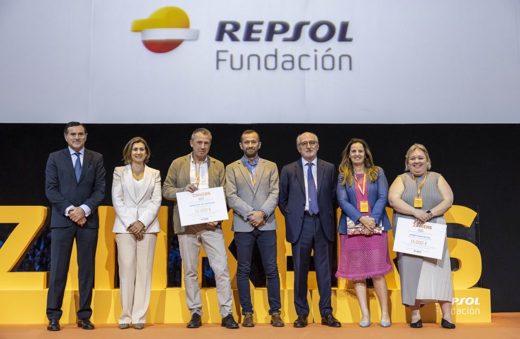 Fundación Repsol entrega los Premios Zinkers a centros educativos de toda España por sus proyectos sobre transición energética y sostenibilidad